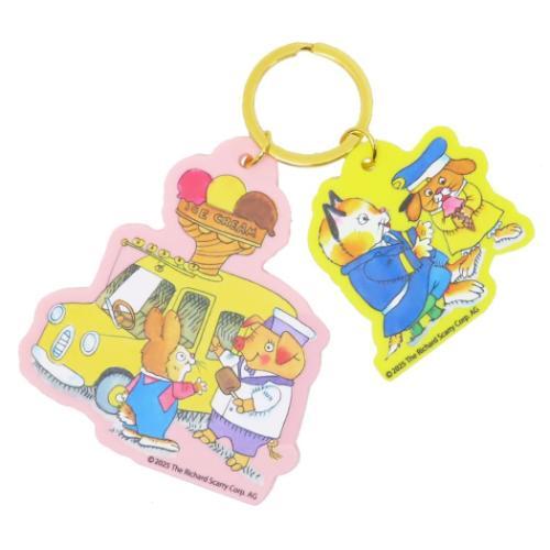 キーリング カラーアクリルキーホルダー リチャードスキャリー アイスクリーム スモールプラネット ア...