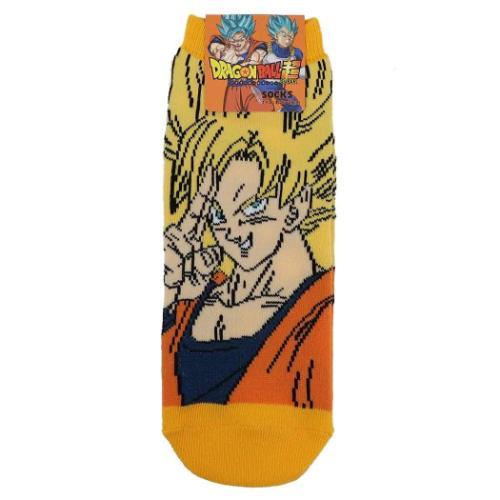 男性用靴下 メンズソックス ドラゴンボール超 孫悟空 スーパーサイヤ人 スモールプラネット キャラッ...