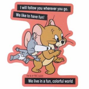 ダイカットビニールステッカー ビッグシール トムとジェリー ワーナーブラザース 驚き スモールプラネット