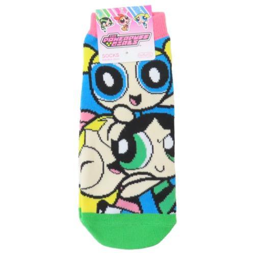 女性用靴下 レディースソックス パワーパフガールズ ぎゅー スモールプラネット キャラックス 大人向...
