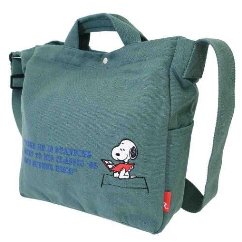 IP.MED.2way.Peanuts-0X MEDIUMコットンバッグ ショルダーバッグ スヌーピ...