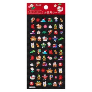 年賀シール2026 ネンガJNP 22-6 年賀 正月小物シール サンリオ お正月｜雑貨&アートの通販店 ベルコモン