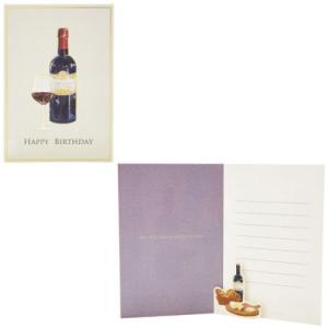 バースデー ワイン 誕生日祝い サンリオ おめでとう お祝い カード｜velkommen