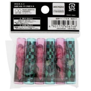 鉛筆キャップ えんぴつカバー 6本セット 鬼滅...の詳細画像3