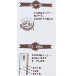 ステンレスボトル300ml 保温保冷水筒 mo...の詳細画像4