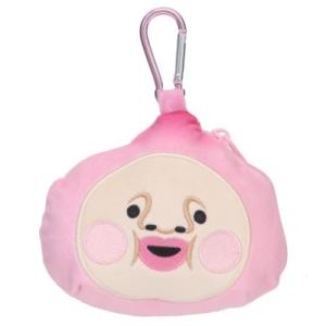 ミニポーチ カラビナ付きぬいぐるみファスナーマス...の商品画像