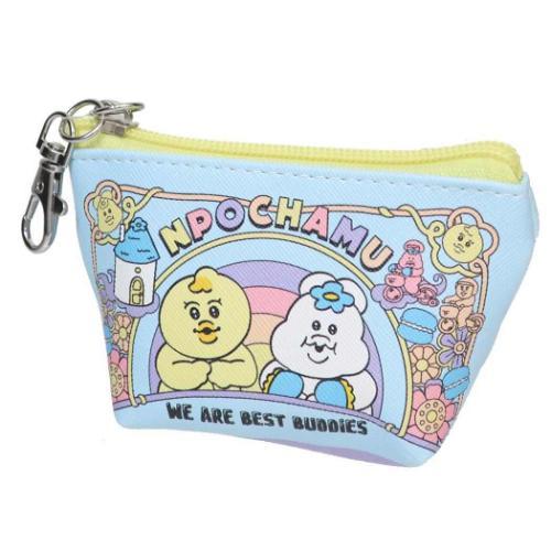 三角ミニポーチ ミニポーチ んぽちゃむ ともだち