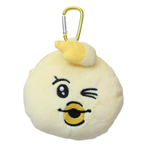 ミニポーチ カラビナ付きぬいぐるみファスナーマスコット んぽちゃむ きみまろ 小物入れ