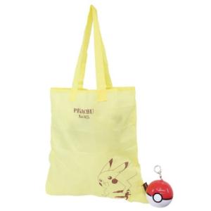 エコバッグ トートバッグINモンスターボール ポケモン ポケットモンスター ピカチュウ ユニック お買い物かばん キャラクター