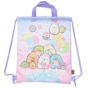 ナップサック 体操服バッグ サンエックス すみっコぐらし たぴおかパーク 新入学 ユニック 新学期準備雑貨 キャラクター