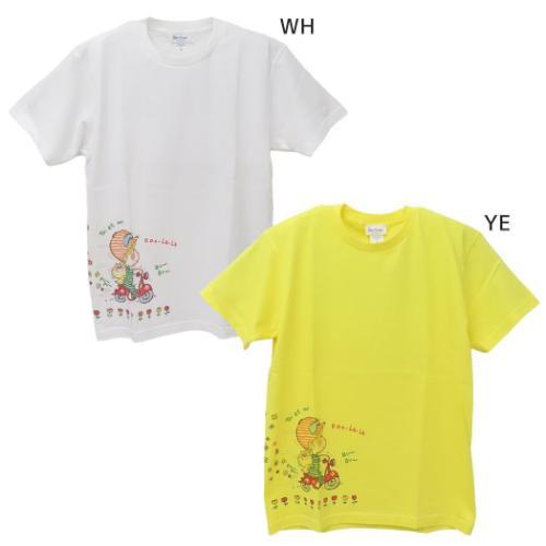 Tシャツ T-SHIRTS Mサイズ 水森亜土 スクーター ワタナベ