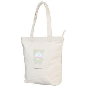 トートバッグ ラテクマアート ファスナー付き 帆布トート ハンギョドン サンリオ ヤスダ通商