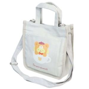 ミニトート ラテクマアート ミニショルダーバッグ ポムポムプリン サンリオ ヤスダ通商 斜め掛けかばん