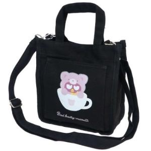 ミニトート ラテクマアート ミニショルダーバッグ サンリオ バッドばつ丸 ヤスダ通商