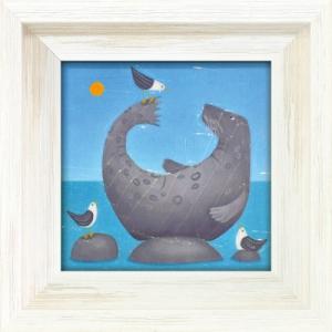 絵画 田村隆枝 油絵 肉筆油絵 雪山風景画 点描画 特別寸法 送料無料