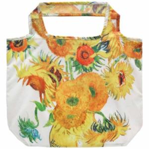 ショッピングバッグ 名画エコバッグ ゴッホ ひまわり ユーパワー AE-00828 お買い物かばん ギフト