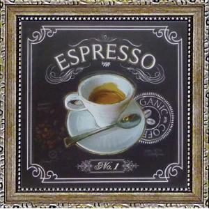 カフェ インテリア サイン フレーム キャンバス アート ポスター 額付