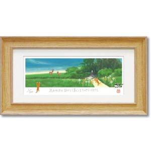 日本製 ユーパワー 糸井忠晴 版画Lサイズ「さくら」 IT-08006 ジグレー 版画 糸井忠晴 さくら Lサイズ ユーパワー IT-08006