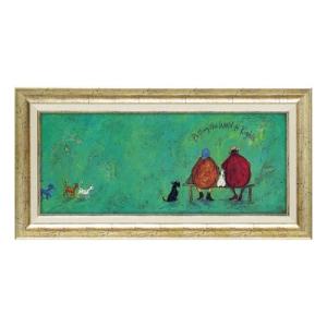 Sam Toft 額付き ポスター イヌネコ世界平和評議会 Mサイズ サムトフト ユーパワー ST-10034 ギフト｜velkommen