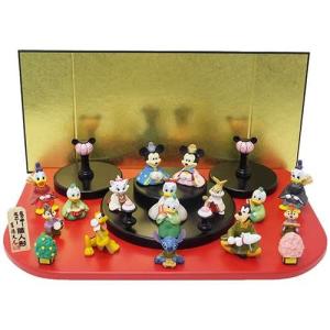 雛人形 磁器製 ひな人形 ディズニー ミッキー＆ミニー 吉徳 コンパクト