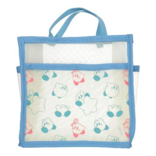 インナーバッグ メッシュバッグインバッグ 星のカービィ ブルー ゾーウィー プレゼント