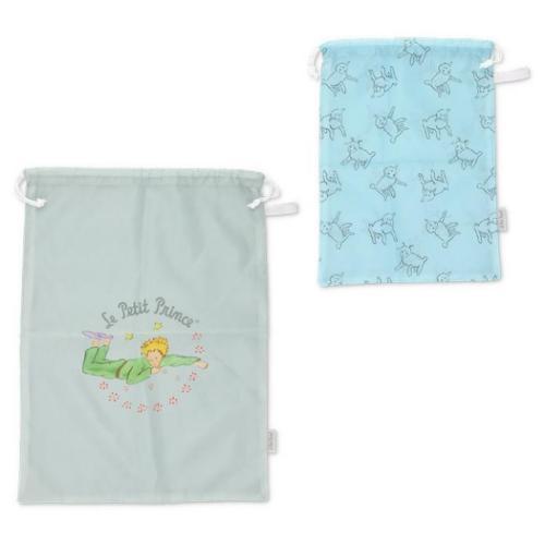 きんちゃく袋 マルチ巾着2個セット GY＆BL 星の王子さま The Little Prince ゾ...