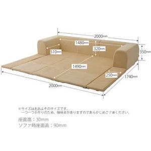 ソファー 3人掛け おしゃれ 2人掛け ラグ ...の詳細画像4