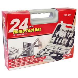 工具セット メンテナンス 工具 部品 備え 家庭 事務所 持ち運び 24種類 ホームツールセット ドリス｜velle