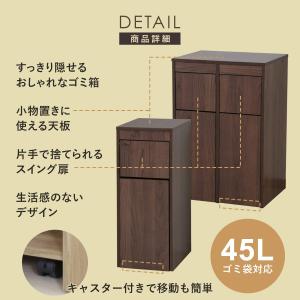 ゴミ箱 45リットル スリム キッチン リビン...の詳細画像5