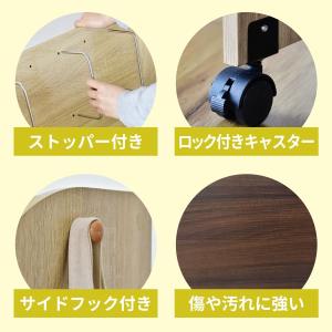 オープンラック ファイルワゴン 本棚 収納 ラ...の詳細画像2
