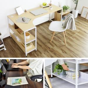 デスク pcデスク パソコンデスク 140cm...の詳細画像3