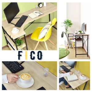 パソコンデスク ゲーミングデスク 収納 棚付き...の詳細画像2