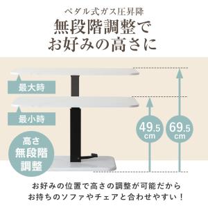 昇降テーブル 大理石風 ダイニングテーブル 無...の詳細画像5