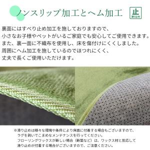 洗えるラグ65240 洗えるマイクロファイバー...の詳細画像4