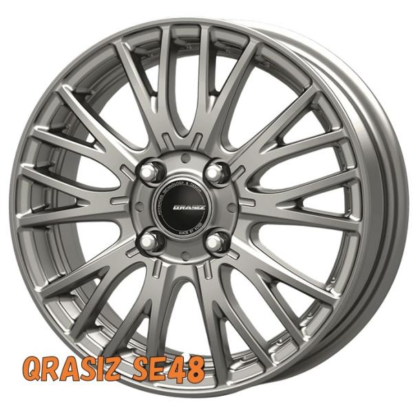 15インチ 5H114 6J+53 5穴 4本 クレイシズ SE48 ホイール QRASIZ SE4...