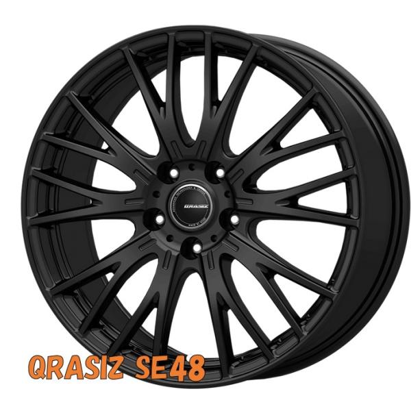 17インチ 5H100 6J+40 5穴 4本 クレイシズ SE48 ホイール QRASIZ SE4...