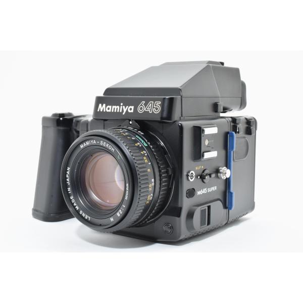 ◇◆ 極上美品 マミヤ Mamiya M645 645 Super プリズムファインダー + 80m...