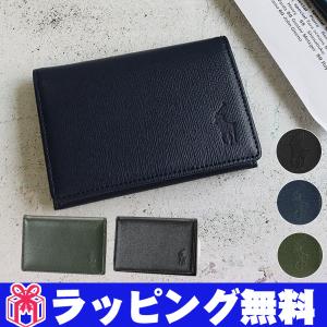 【期間限定SALE！値下げ中】期間限定SALE！値下げ中ラルフローレン 名刺入れ メンズ 30代 ギフト プレゼント エンボス カードケース P-1060 Ralph Lauren