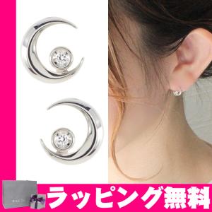 スタージュエリー ピアス ダイヤモンド 月モチーフ シルバー レディース SV925 プラチナ STAR JEWELRY ギフト プレゼント 記念日 2SP0874｜Vendome