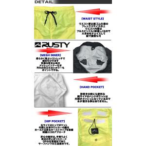 最短翌日配達 サーフパンツ メンズ RUSTY...の詳細画像1