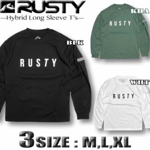 RUSTY ラスティー メンズ 水陸両用 ロンT シャツ 長袖Tシャツ ラッシュガード ロングスリーブ サーフブランド 933070｜venice