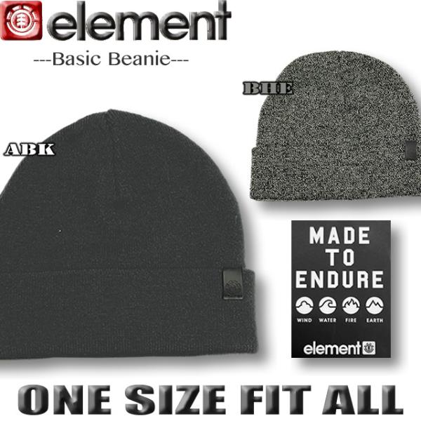最短翌日配達 エレメント ニット帽 キャップ ビーニー メンズ 帽子 ELEMENT スケボー スケ...