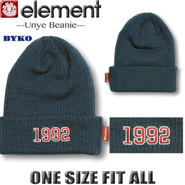 最短翌日配達 ELEMENTメンズ エレメントメンズ ベーシックビーニー ニットキャップ 帽子 BC...