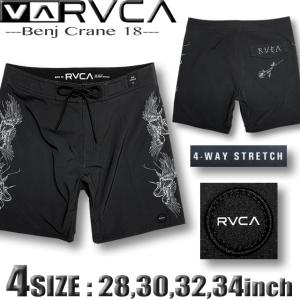 RVCA ルーカ ルカ サーフパンツ メンズ ボードショーツ ストレッチ 水着 サーフブランド 18インチ 海パン サーフトランクス BC041-525｜venice