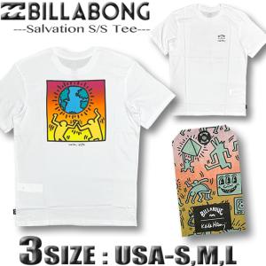 ビラボン Tシャツ メンズ サーフブランド BILLABONG 半袖 KEITH HARING BD011-255｜venice