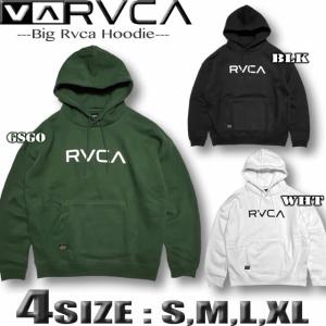 RVCA ルーカ パーカー メンズ サーフブランド スウェットシャツ トレーナー ルーズフィット ビッグシルエット ドロップショルダー BD042-159｜venice