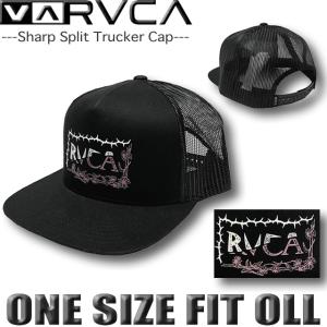 RVCA ルーカ ルカ メンズ 帽子 トラッカー メッシュキャップ 平つば スナップバック サーフブランド BE041-942｜venice
