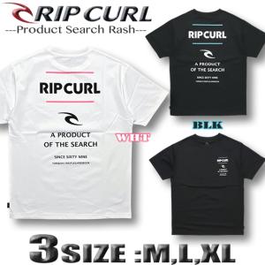 2026年夏 リップカール RIP CURL メンズ 半袖 ラッシュガード Tシャツ 水陸両用 サーフブランド サーフT UVカット 水着 サーフブランド UPF50+ RCM6S-4305