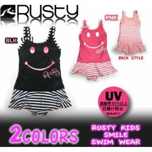 RUSTY ラスティー キッズ  女の子 ワンピース水着 UVカット サーフブランド  964650｜venice