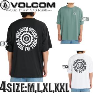 最短翌日配達 2026年夏 ボルコム 水陸両用 サーフT ラッシュガード メンズ 半袖 Tシャツ ゆったり 大きいサイズ サーフブランド 水着 UPF50+ VLY262-001